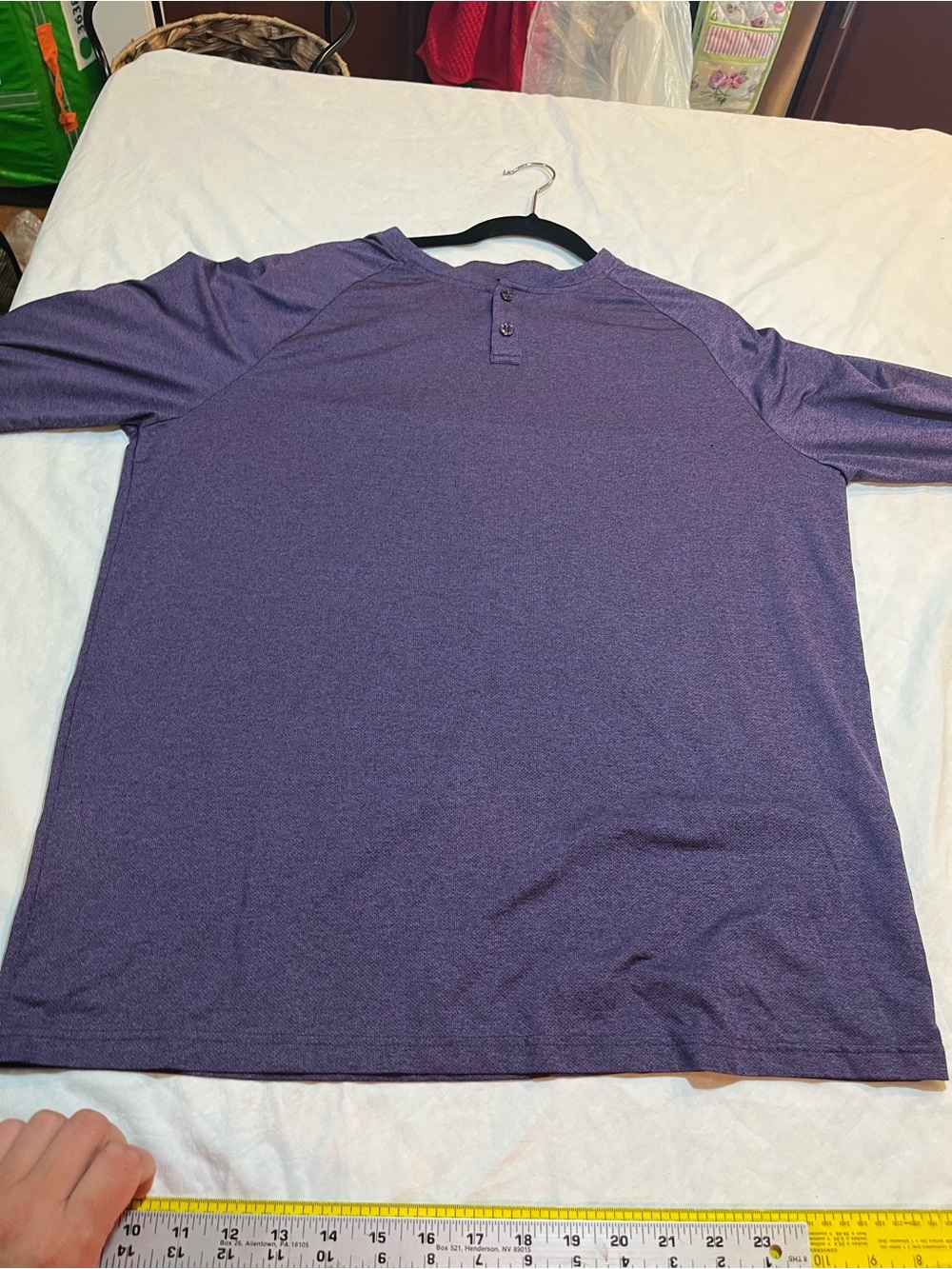 32 degrees cool Men's Purple Long-Sleeve Shirt XL - Picture 3 of 7